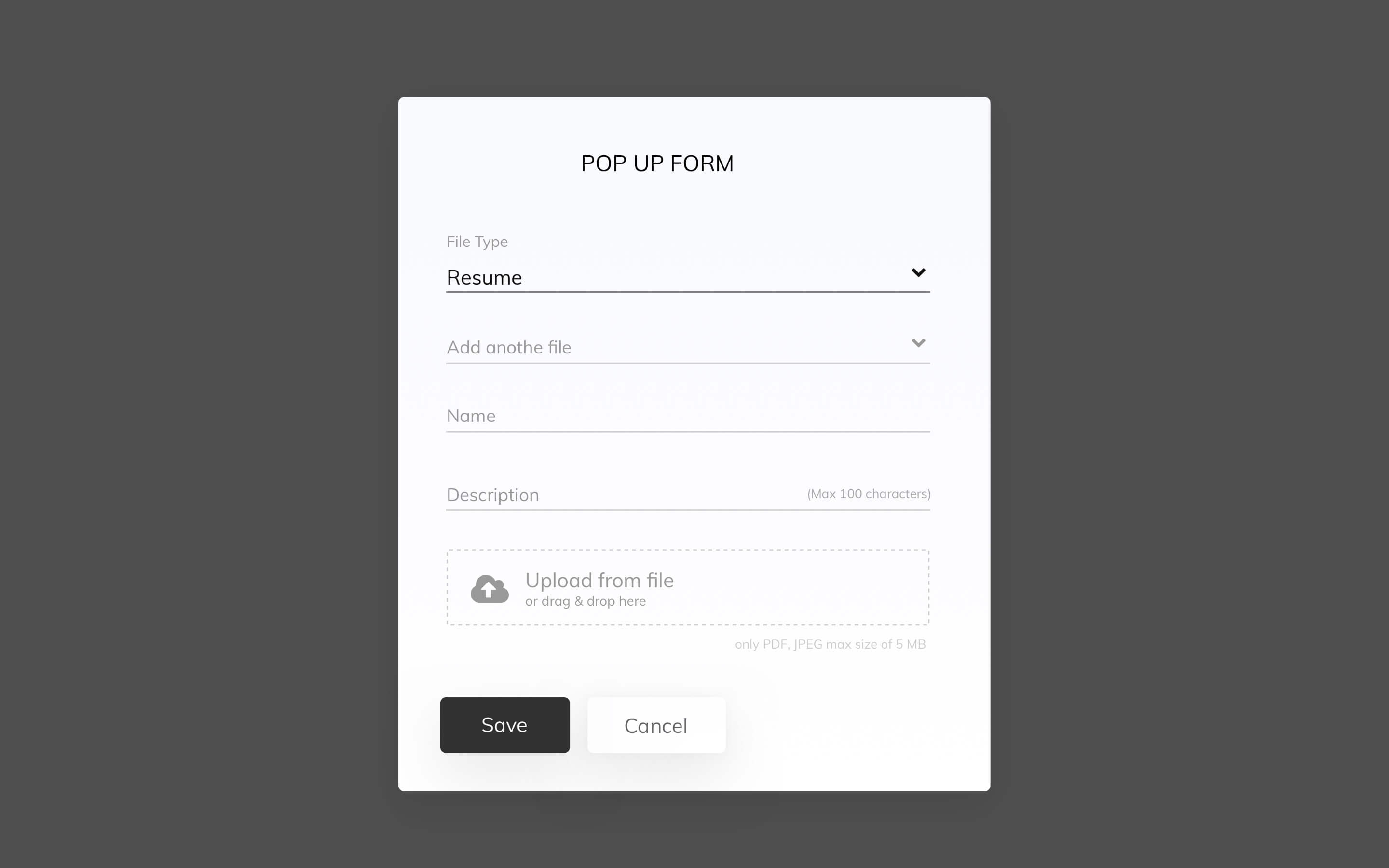 form upload files